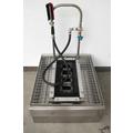Boot washer at ground level