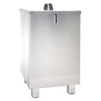 Support de bidon verrouillable 1 x 24 L - sur pied avec couvercle