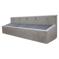 Frostsichere Schuhwaschanlage Oberflur R�ckwand